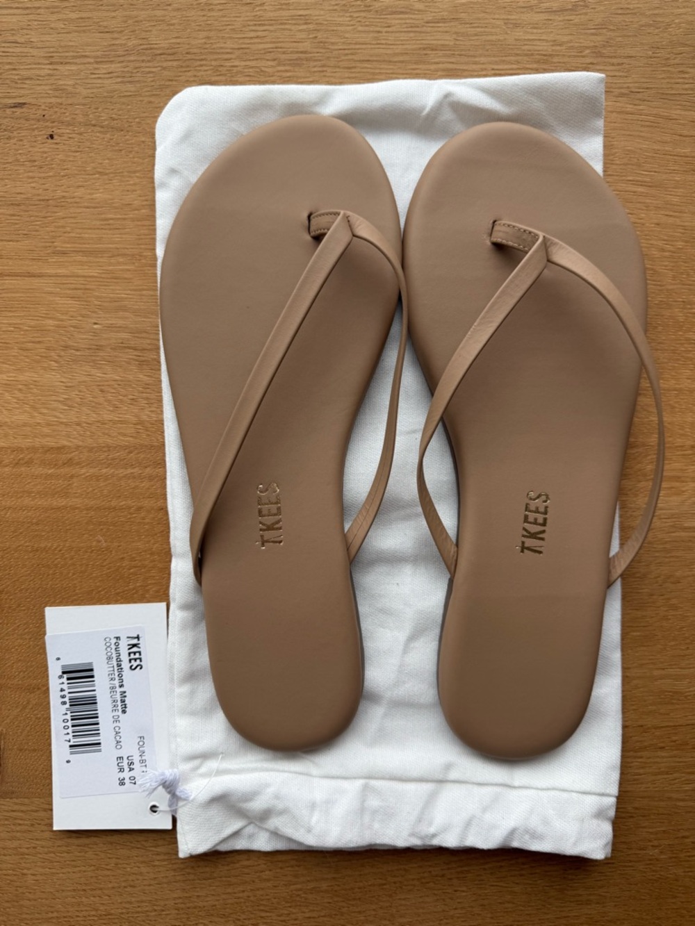 TKEES Women's Foundations Matte Sandals, Coco Butter